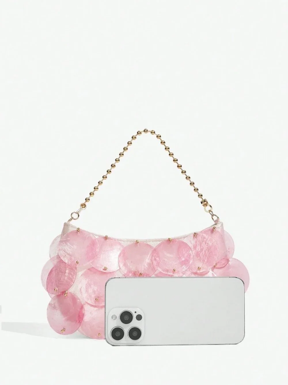 Baby Pink Glamorous Women's Top Handle Bag purse